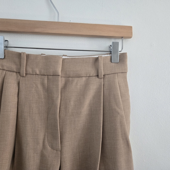 NWT Babaton Bader Wide-Leg Cargo Trousers in Camel Brown - Picture 4 of 11